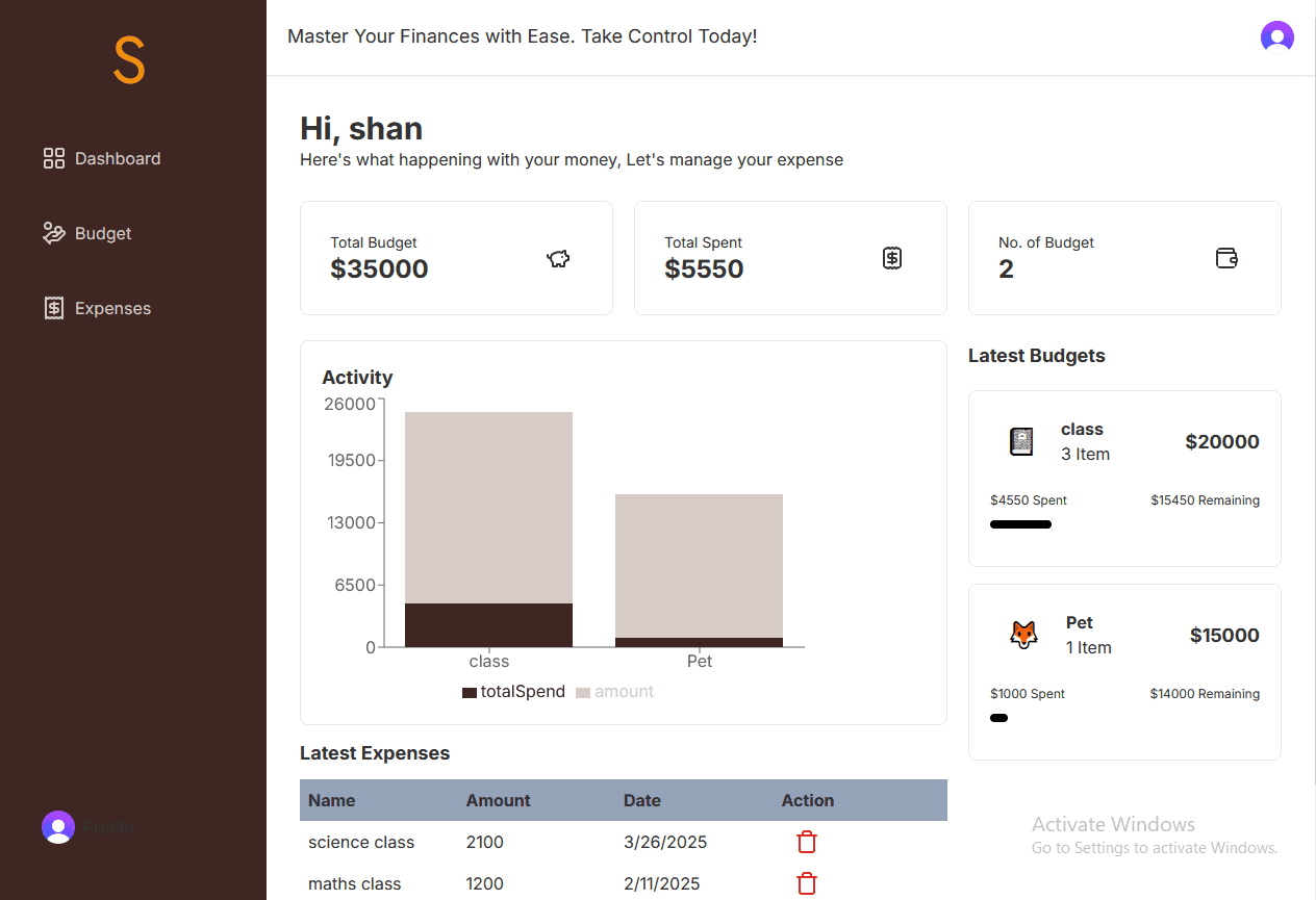 Expense Tracker